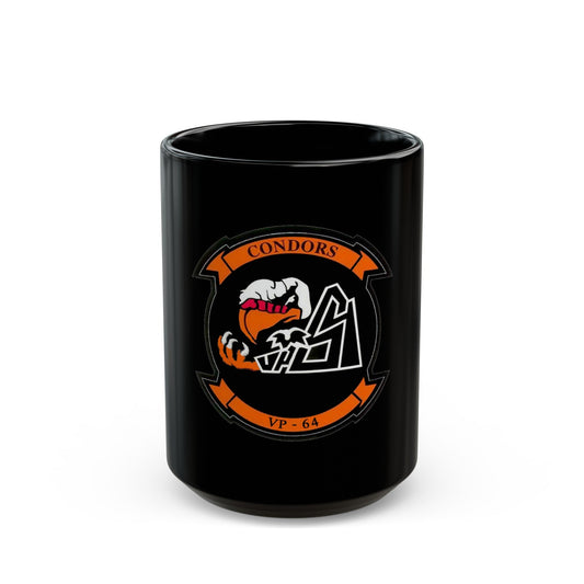 VR 64 Condors (U.S. Navy) Black Coffee Mug-15oz-The Sticker Space