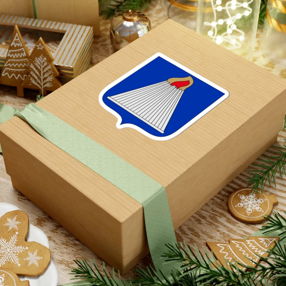 Vårdö.vaakuna (Finland) (Coat of Arms) STICKER Vinyl Kiss-Cut Decal - The Sticker Space