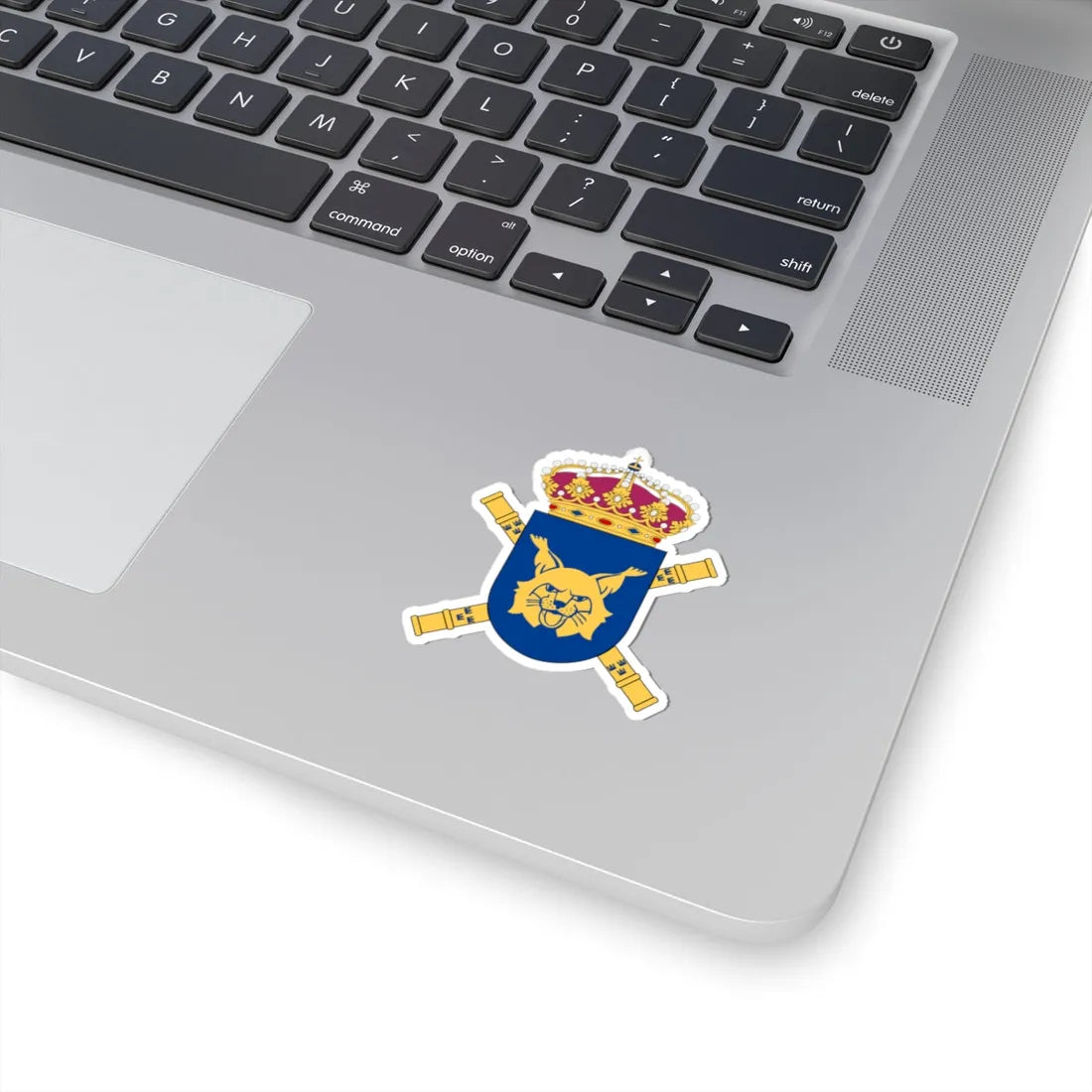 Övre norra arméfördelningen vapen (Sweden) (Coat of Arms) STICKER Vinyl Kiss-Cut Decal - The Sticker Space