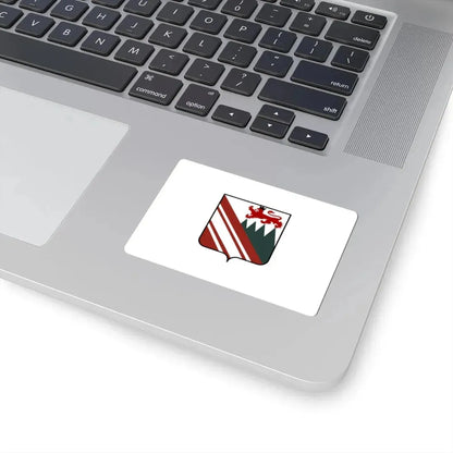 Vresse-sur-Semois vlag (Belgium) STICKER Vinyl Kiss-Cut Decal - The Sticker Space