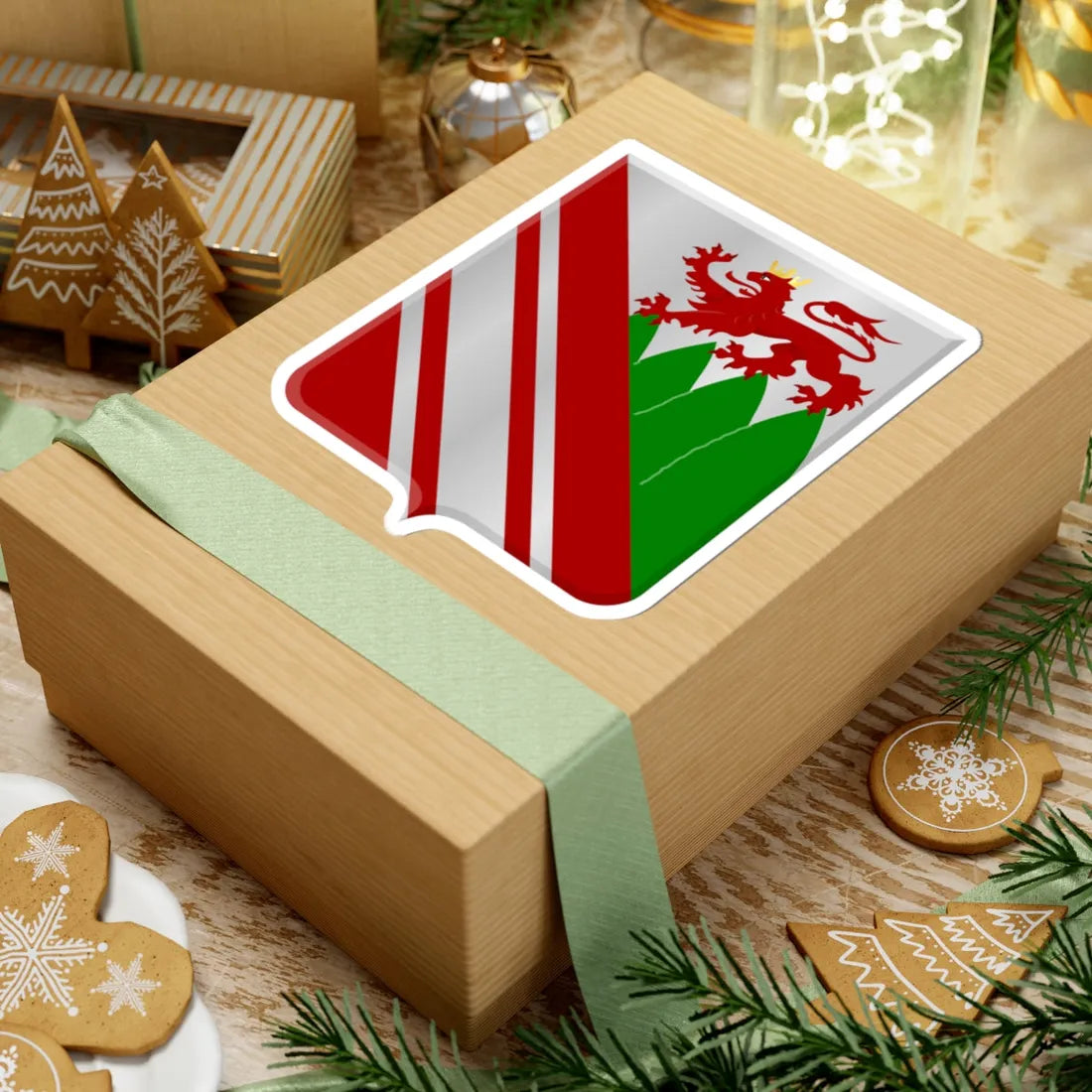 Vresse-sur-Semois wapen (Belgium) (Coat of Arms) STICKER Vinyl Kiss-Cut Decal - The Sticker Space