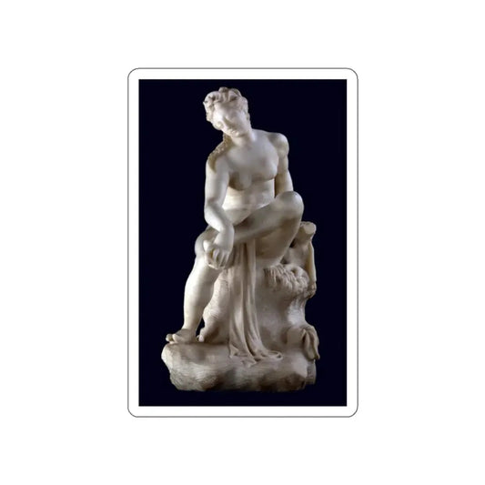 VRIES, Adriaen de - Girl Bathing (Artwork) STICKER Vinyl Die-Cut Decal White Die-Cut 2 Inch - The Sticker Space