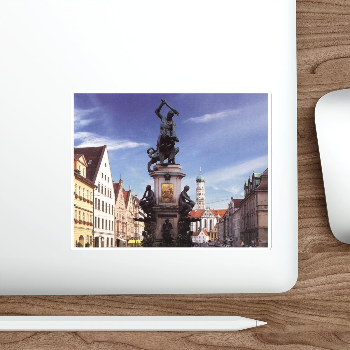 VRIES, Adriaen de - Hercules Fountain (Artwork) STICKER Vinyl Die-Cut Decal-The Sticker Space