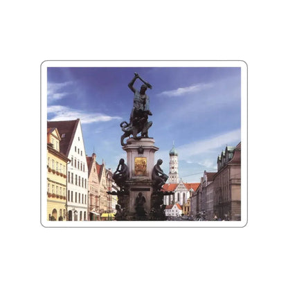 VRIES, Adriaen de - Hercules Fountain (Artwork) STICKER Vinyl Die-Cut Decal White Die-Cut 2 Inch - The Sticker Space