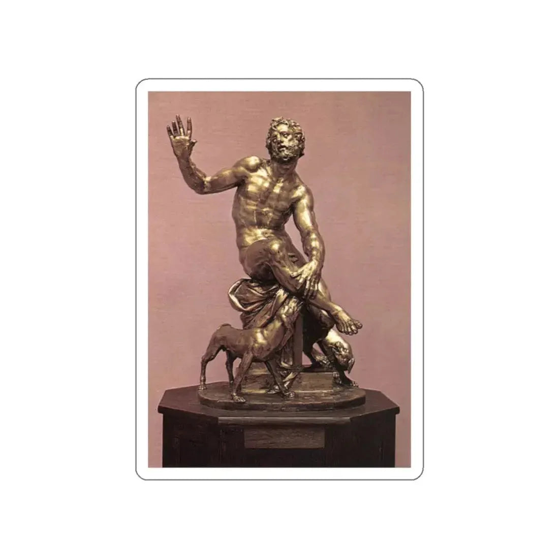 VRIES, Adriaen de - Lazarus (Artwork) STICKER Vinyl Die-Cut Decal White Die-Cut 2 Inch - The Sticker Space