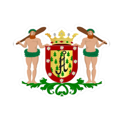 Vries wapen (Netherlands) (Coat of Arms) STICKER Vinyl Kiss-Cut Decal 2 Inch White - The Sticker Space