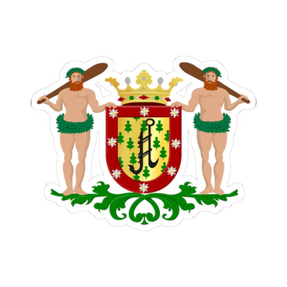 Vries wapen (Netherlands) (Coat of Arms) STICKER Vinyl Kiss-Cut Decal 3 Inch White - The Sticker Space