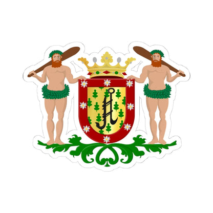 Vries wapen (Netherlands) (Coat of Arms) STICKER Vinyl Kiss-Cut Decal 4 Inch White - The Sticker Space