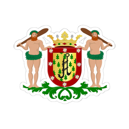 Vries wapen (Netherlands) (Coat of Arms) STICKER Vinyl Kiss-Cut Decal 6 Inch White - The Sticker Space