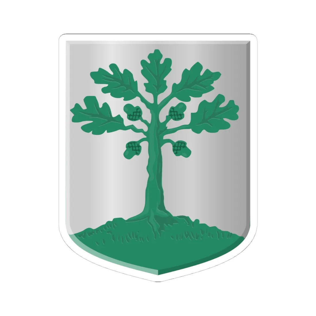 Vriezenveen wapen (Netherlands) (Coat of Arms) STICKER Vinyl Kiss-Cut Decal 4 Inch White - The Sticker Space