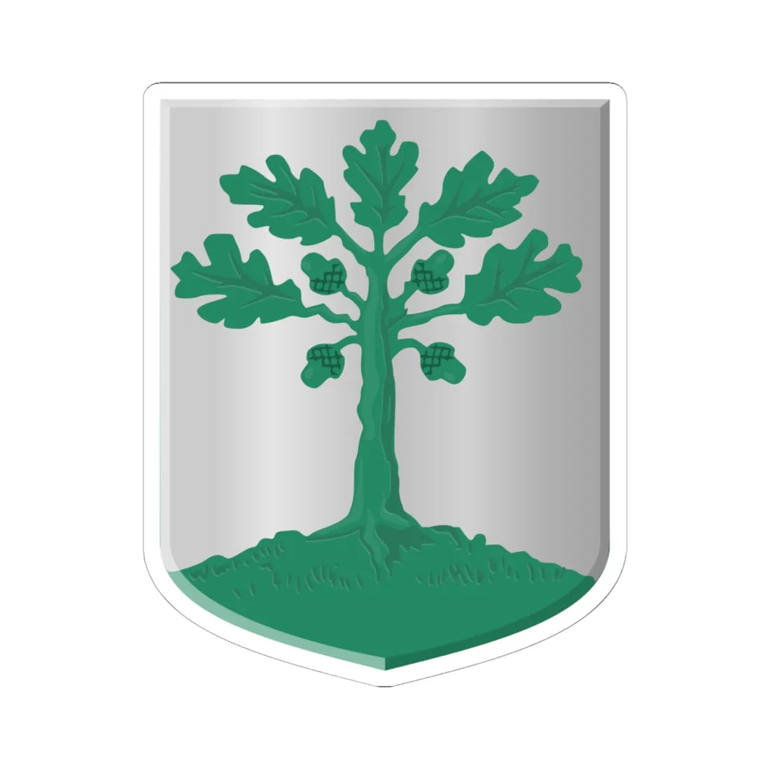 Vriezenveen wapen (Netherlands) (Coat of Arms) STICKER Vinyl Kiss-Cut Decal 6 Inch White - The Sticker Space