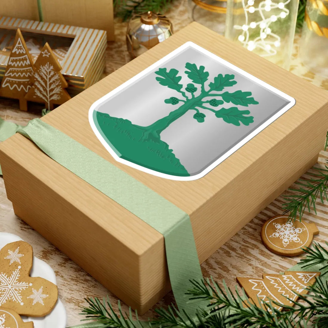 Vriezenveen wapen (Netherlands) (Coat of Arms) STICKER Vinyl Kiss-Cut Decal - The Sticker Space