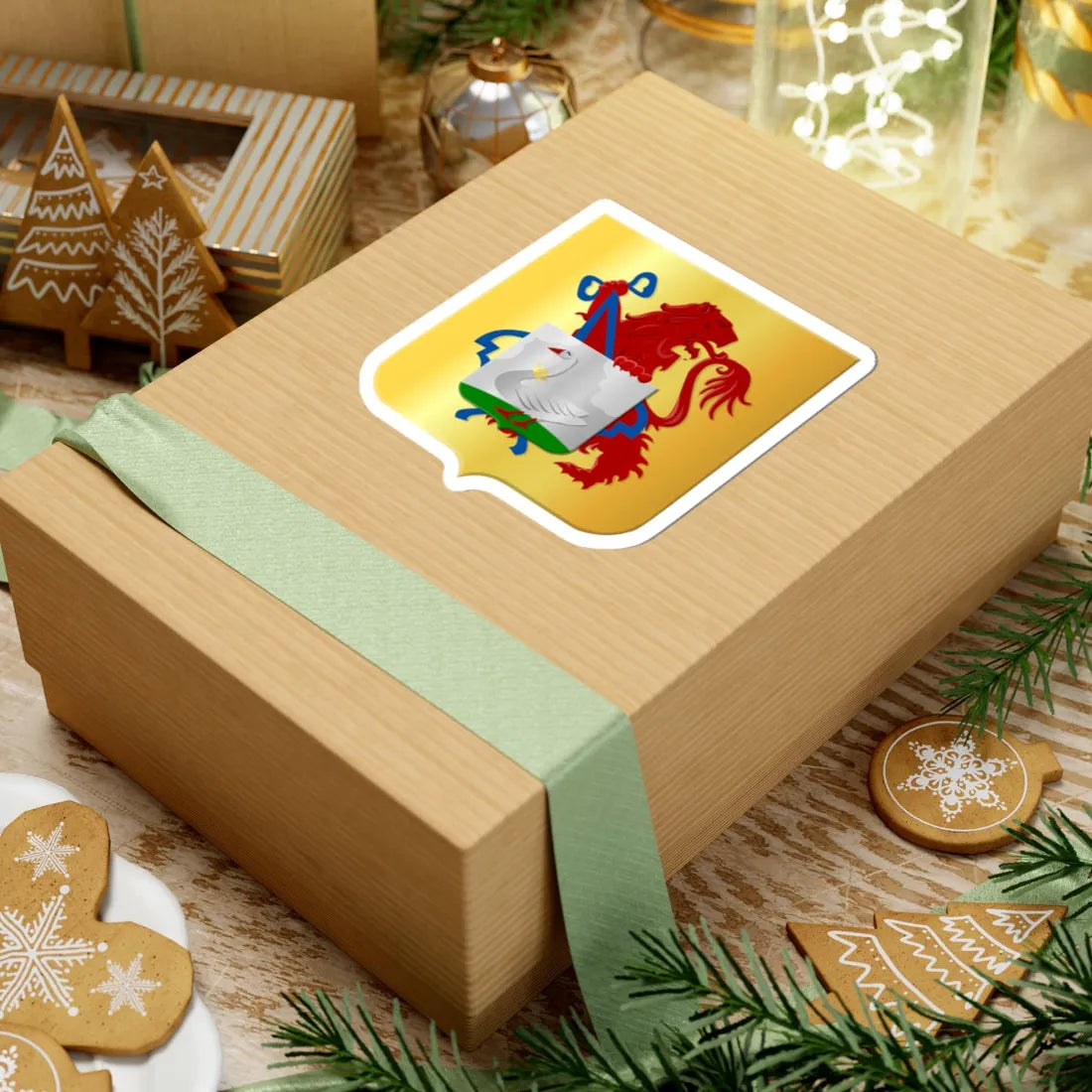 Vrijenhof wapen (Netherlands) (Coat of Arms) STICKER Vinyl Kiss-Cut Decal - The Sticker Space