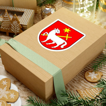 Vrin wappen (Switzerland) (Coat of Arms) STICKER Vinyl Kiss-Cut Decal - The Sticker Space