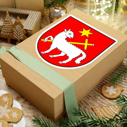 Vrin wappen (Switzerland) (Coat of Arms) STICKER Vinyl Kiss-Cut Decal - The Sticker Space