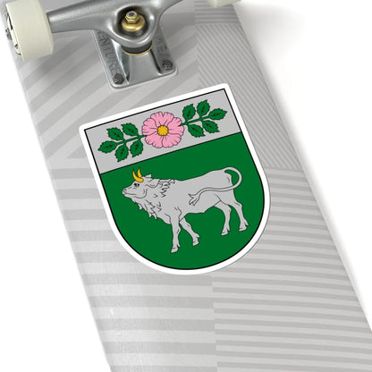 Vārkavas novads COA (Latvia) (Coat of Arms) STICKER Vinyl Kiss-Cut Decal - The Sticker Space