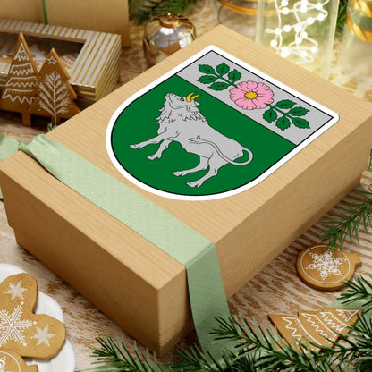 Vārkavas novads COA (Latvia) (Coat of Arms) STICKER Vinyl Kiss-Cut Decal - The Sticker Space