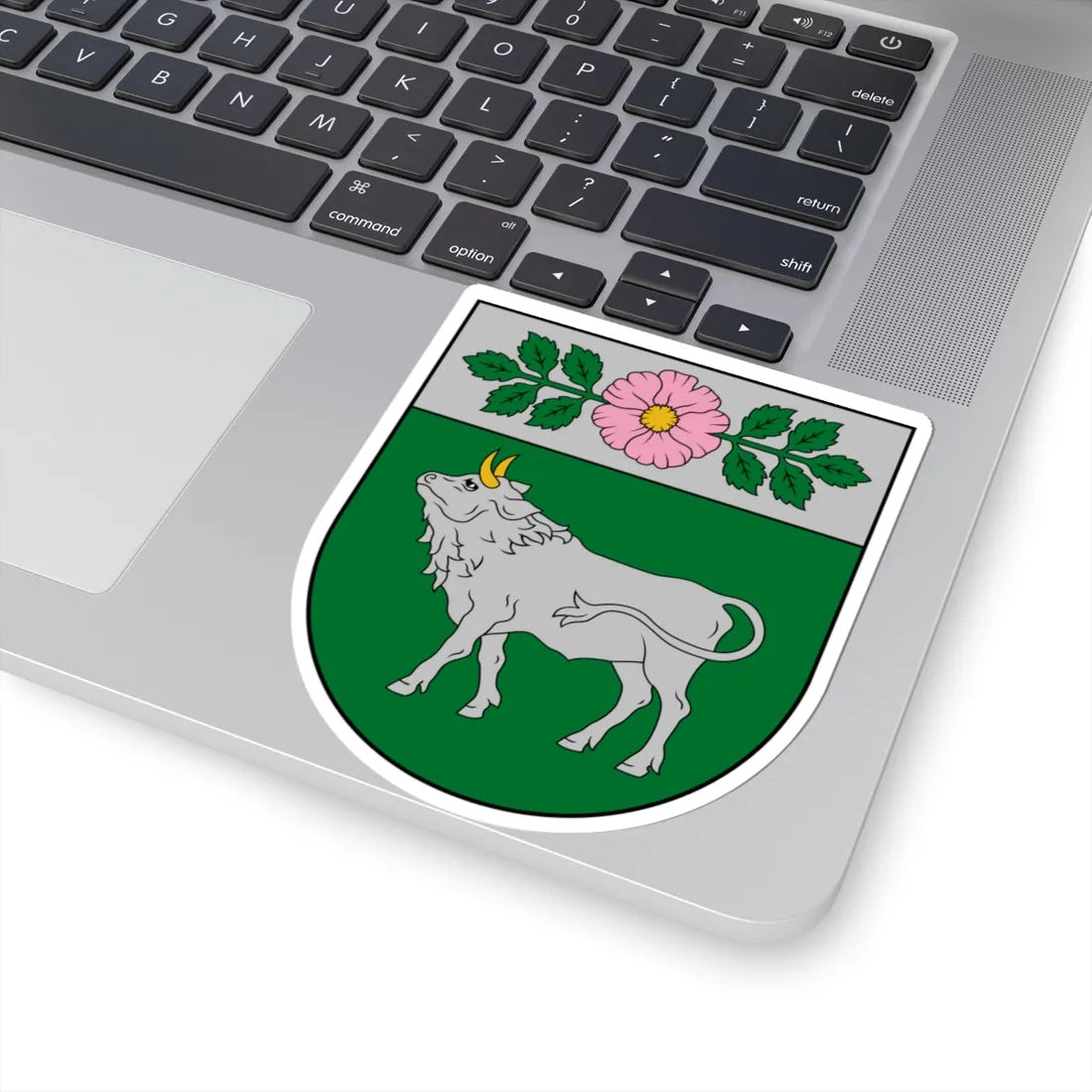 Vārkavas novads COA (Latvia) (Coat of Arms) STICKER Vinyl Kiss-Cut Decal - The Sticker Space