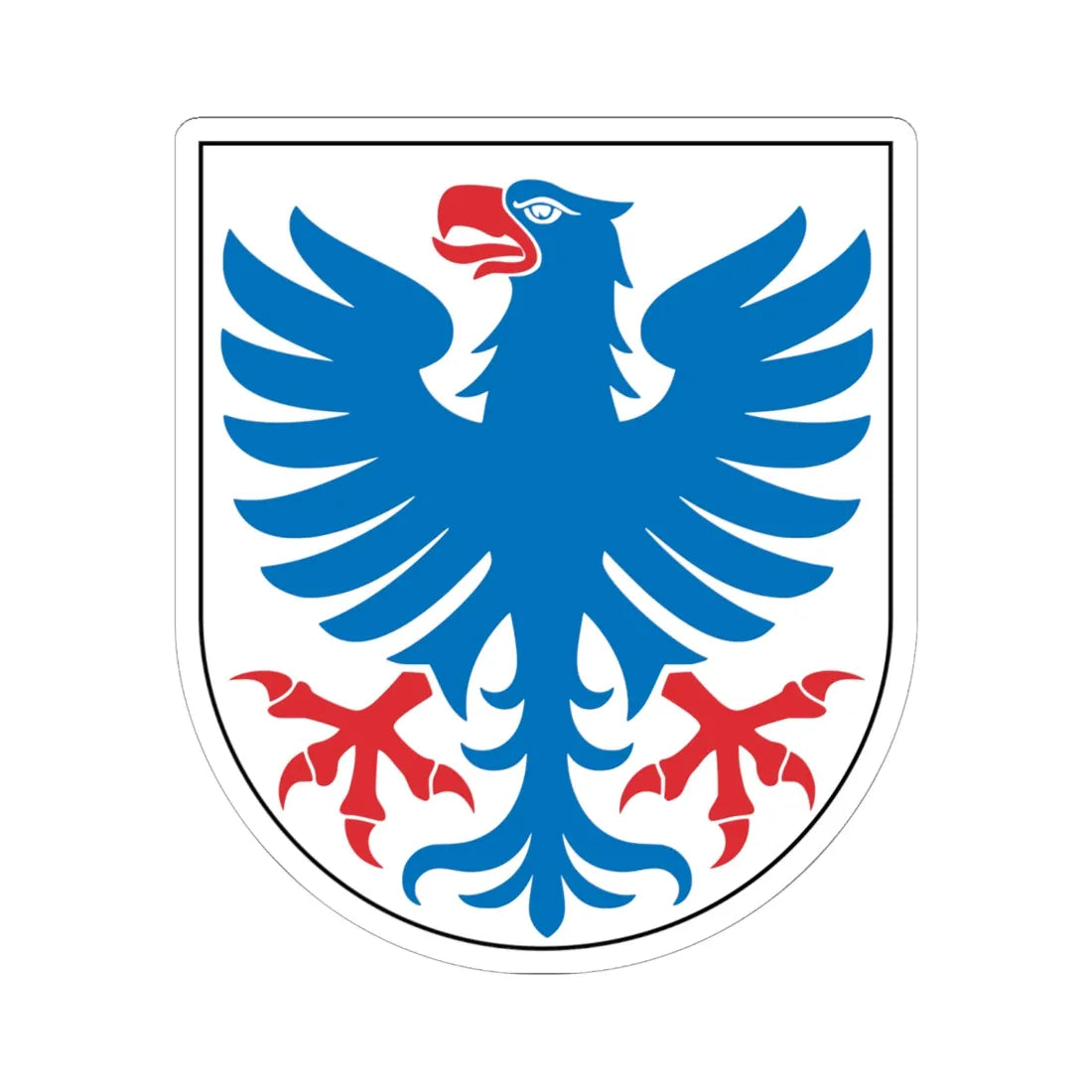 Värmland landskapsvapen - Riksarkivet Sverige (Sweden) (Coat of Arms) STICKER Vinyl Kiss-Cut Decal 6 Inch White - The Sticker Space
