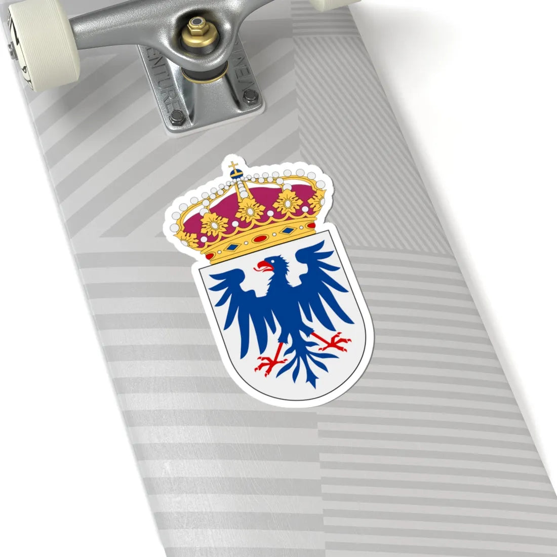 Värmland vapen med kunglig krona (Sweden) (Coat of Arms) STICKER Vinyl Kiss-Cut Decal - The Sticker Space
