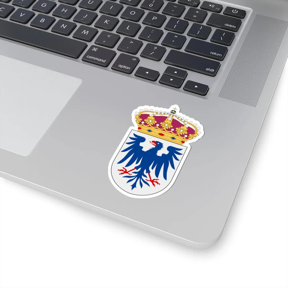 Värmland vapen med kunglig krona (Sweden) (Coat of Arms) STICKER Vinyl Kiss-Cut Decal - The Sticker Space