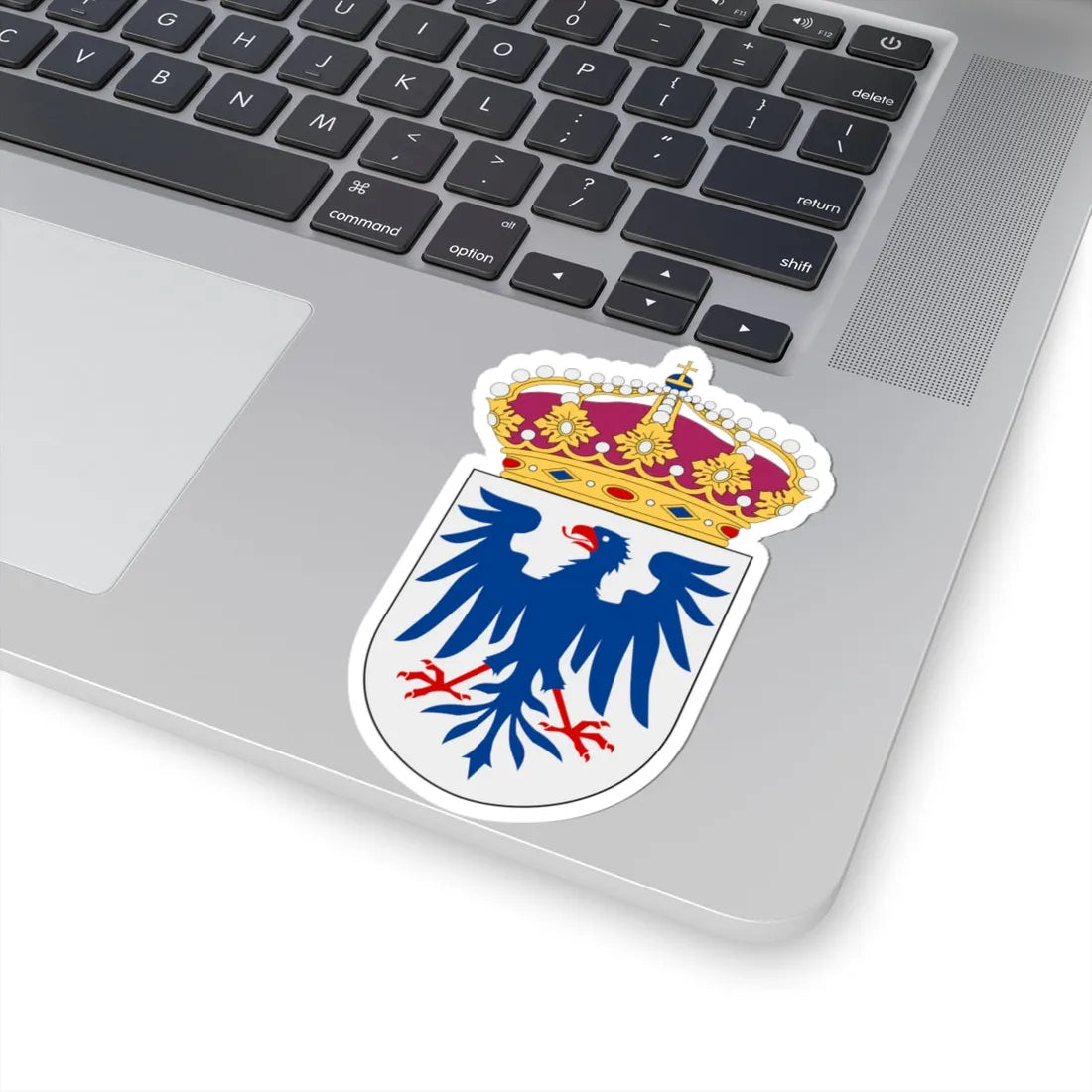 Värmland vapen med kunglig krona (Sweden) (Coat of Arms) STICKER Vinyl Kiss-Cut Decal - The Sticker Space