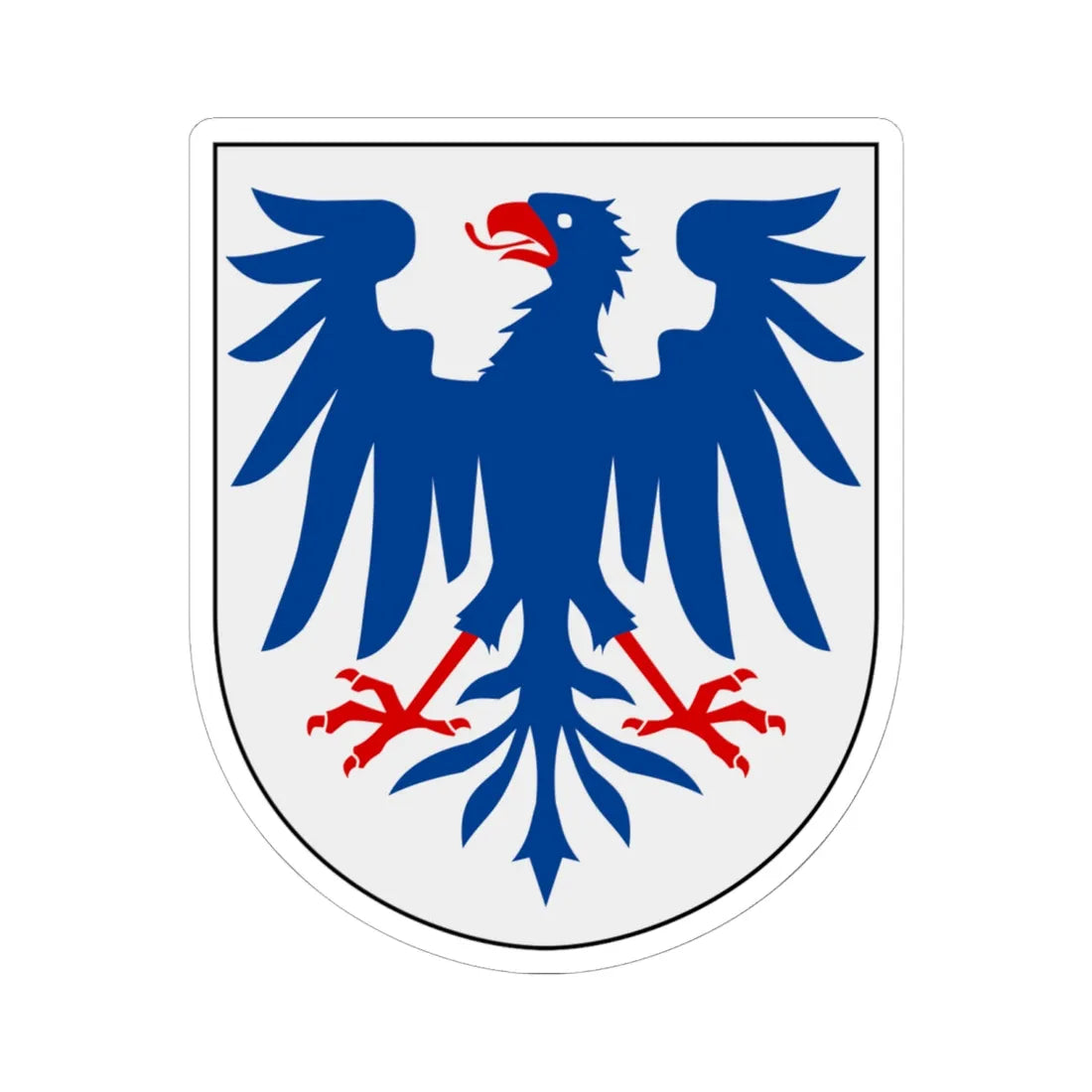 Värmland vapen (Sweden) (Coat of Arms) STICKER Vinyl Kiss-Cut Decal 6 Inch White - The Sticker Space