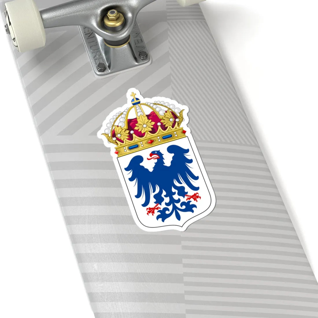 Värmlands läns vapen crowned (Sweden) (Coat of Arms) STICKER Vinyl Kiss-Cut Decal - The Sticker Space