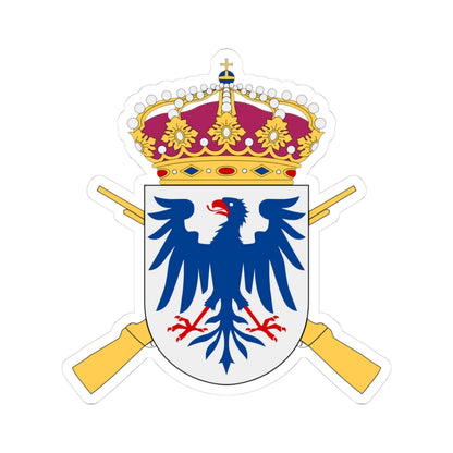 Värmlandsbrigaden vapen (Sweden) (Coat of Arms) STICKER Vinyl Kiss-Cut Decal 3 Inch White - The Sticker Space