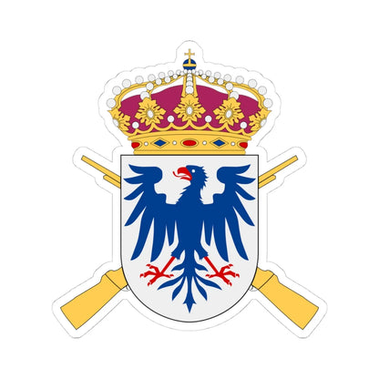 Värmlandsbrigaden vapen (Sweden) (Coat of Arms) STICKER Vinyl Kiss-Cut Decal 4 Inch White - The Sticker Space