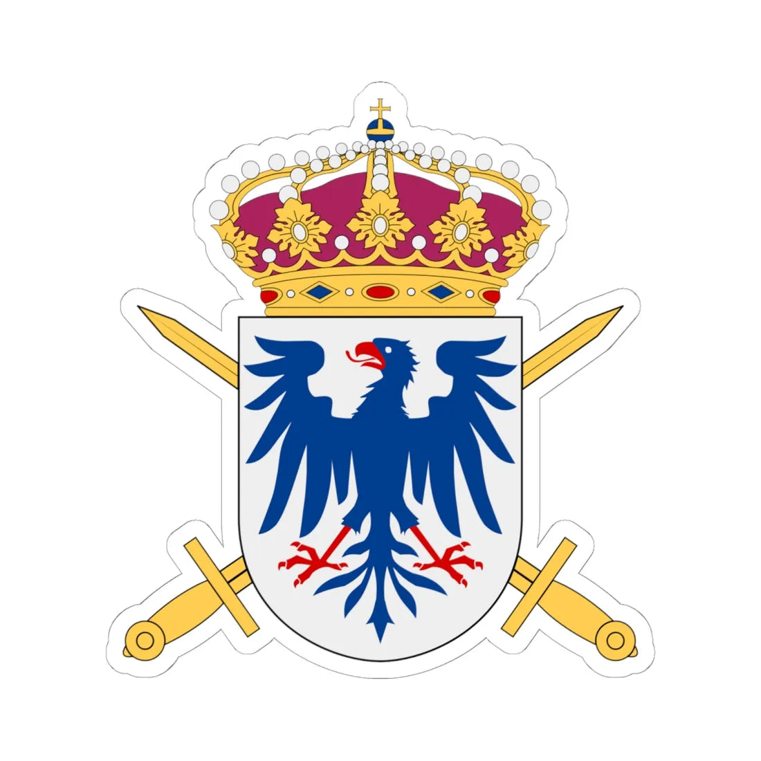 Värmlandsgruppen vapen (Sweden) (Coat of Arms) STICKER Vinyl Kiss-Cut Decal 6 Inch White - The Sticker Space