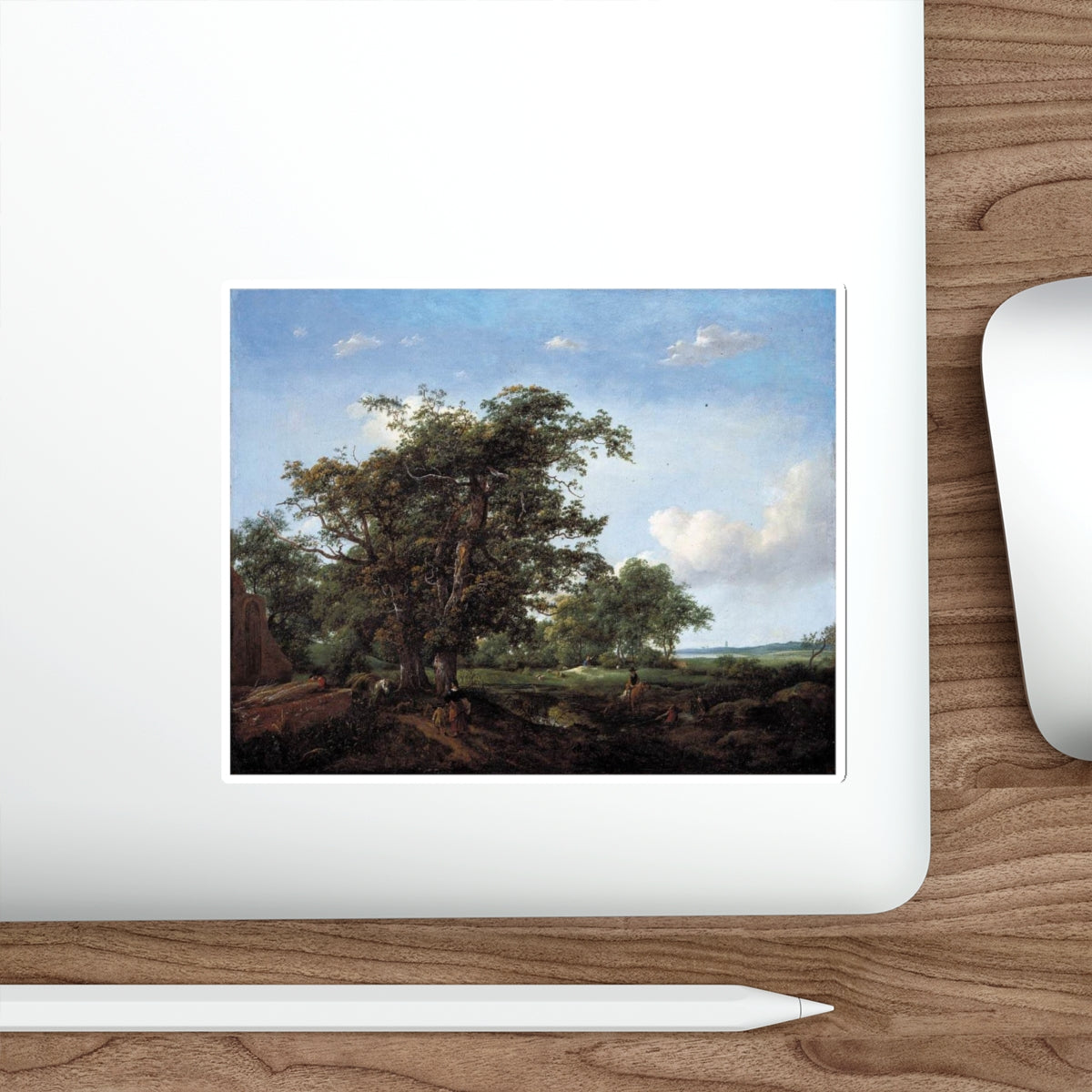 VROOM, Cornelis Hendricksz the Younger - Pastoral Landscape (Artwork) STICKER Vinyl Die-Cut Decal-The Sticker Space