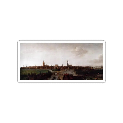 VROOM, Hendrick Cornelisz - View of Delft from the Southwest (Artwork) STICKER Vinyl Die-Cut Decal White Die-Cut 3 Inch - The Sticker Space