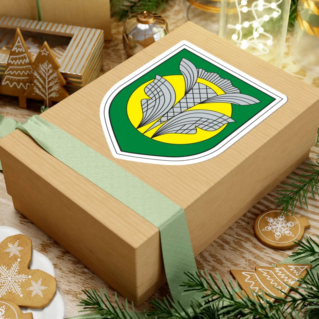 Värska vapp (Estonia) (Coat of Arms) STICKER Vinyl Kiss-Cut Decal - The Sticker Space