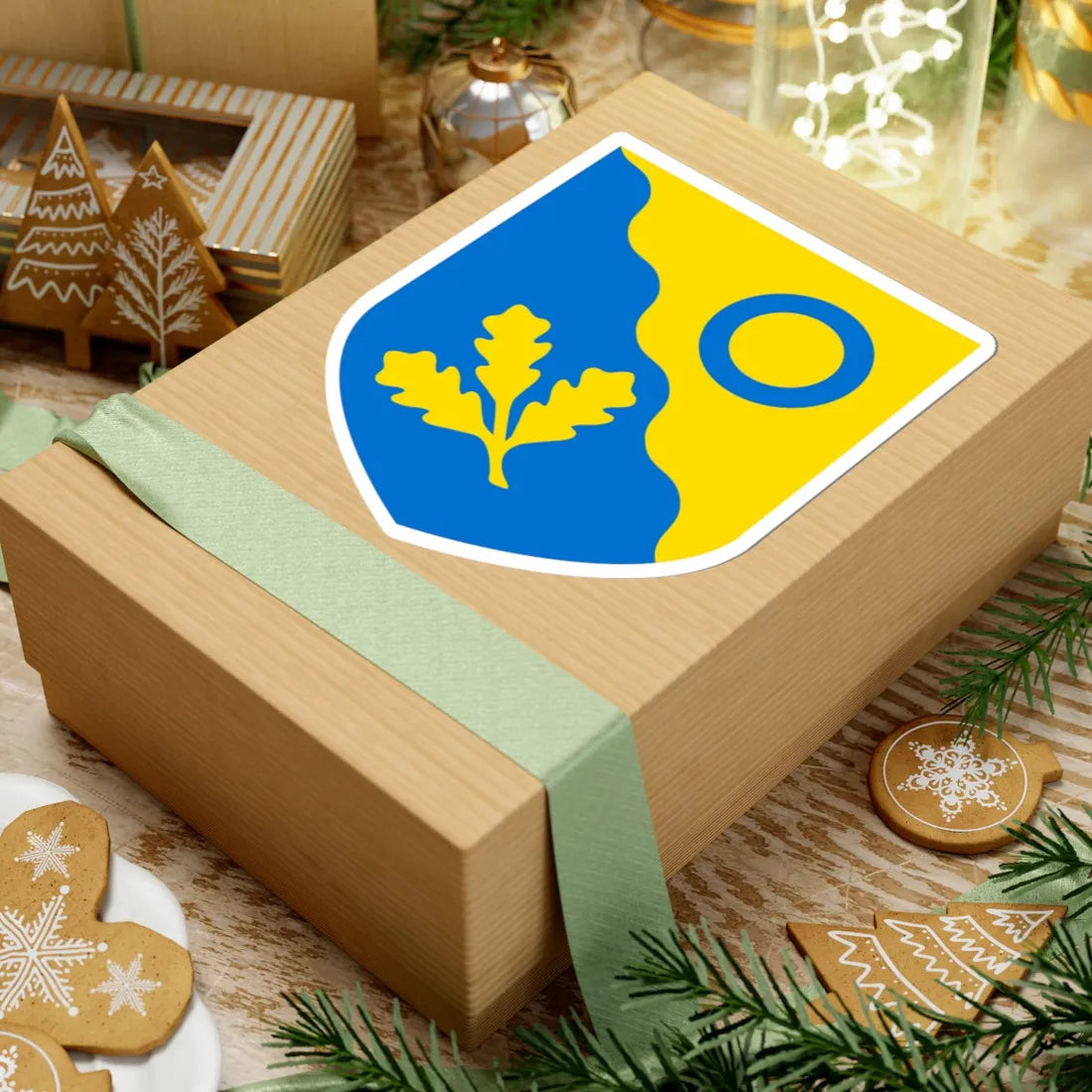 Võru valla vapp 2017 (Estonia) (Coat of Arms) STICKER Vinyl Kiss-Cut Decal - The Sticker Space