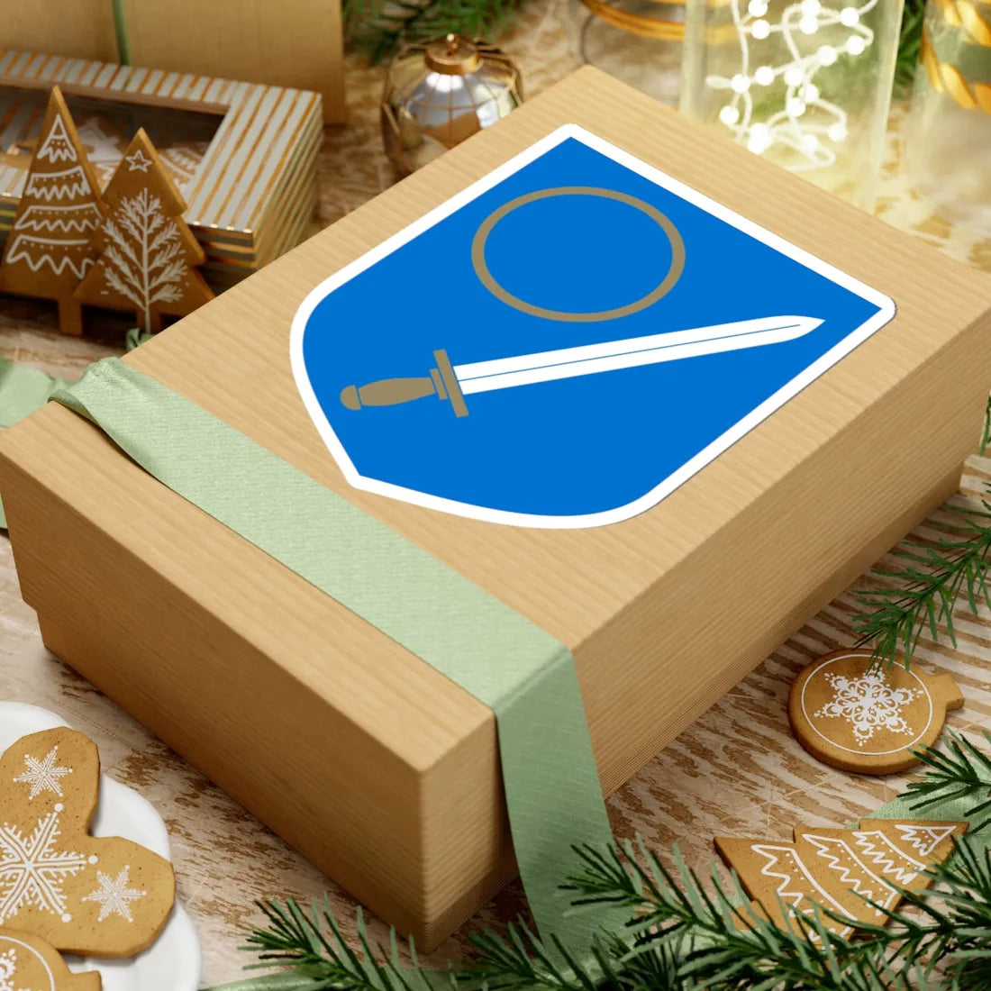 Võrumaa vapp (Estonia) (Coat of Arms) STICKER Vinyl Kiss-Cut Decal - The Sticker Space