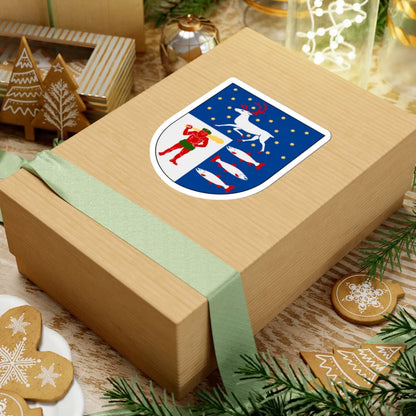 Västerbotten län vapen (Sweden) (Coat of Arms) STICKER Vinyl Kiss-Cut Decal - The Sticker Space