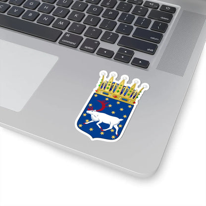 Västerbottens vapen crowned (Sweden) (Coat of Arms) STICKER Vinyl Kiss-Cut Decal - The Sticker Space