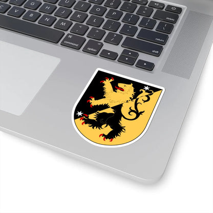 Västergötland vapen (Sweden) (Coat of Arms) STICKER Vinyl Kiss-Cut Decal - The Sticker Space
