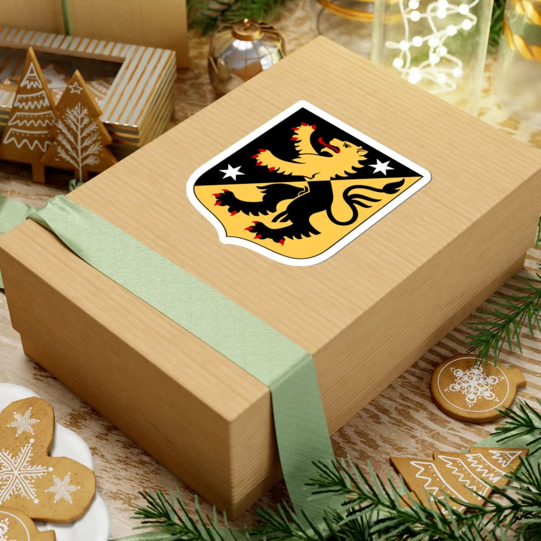 Västergötlands vapen (Sweden) (Coat of Arms) STICKER Vinyl Kiss-Cut Decal - The Sticker Space