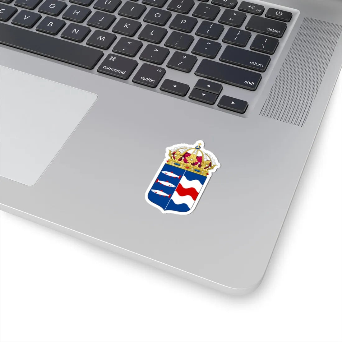 Västernorrlands läns vapen crowned (Sweden) (Coat of Arms) STICKER Vinyl Kiss-Cut Decal - The Sticker Space