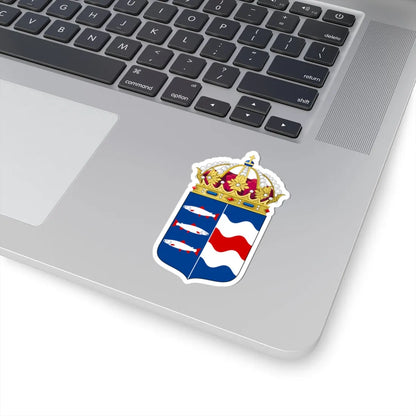 Västernorrlands läns vapen crowned (Sweden) (Coat of Arms) STICKER Vinyl Kiss-Cut Decal - The Sticker Space