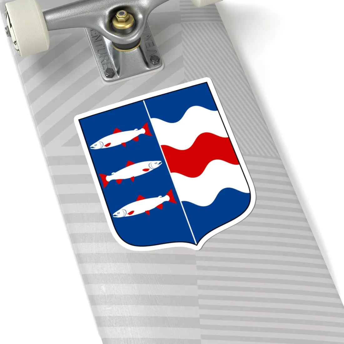 Västernorrlands läns vapen (Sweden) (Coat of Arms) STICKER Vinyl Kiss-Cut Decal - The Sticker Space