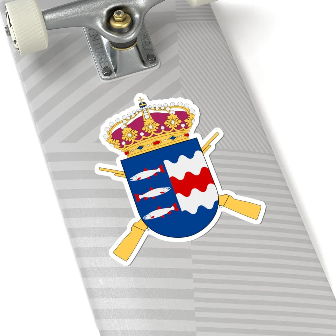 Västernorrlands regemente vapen (Sweden) (Coat of Arms) STICKER Vinyl Kiss-Cut Decal - The Sticker Space