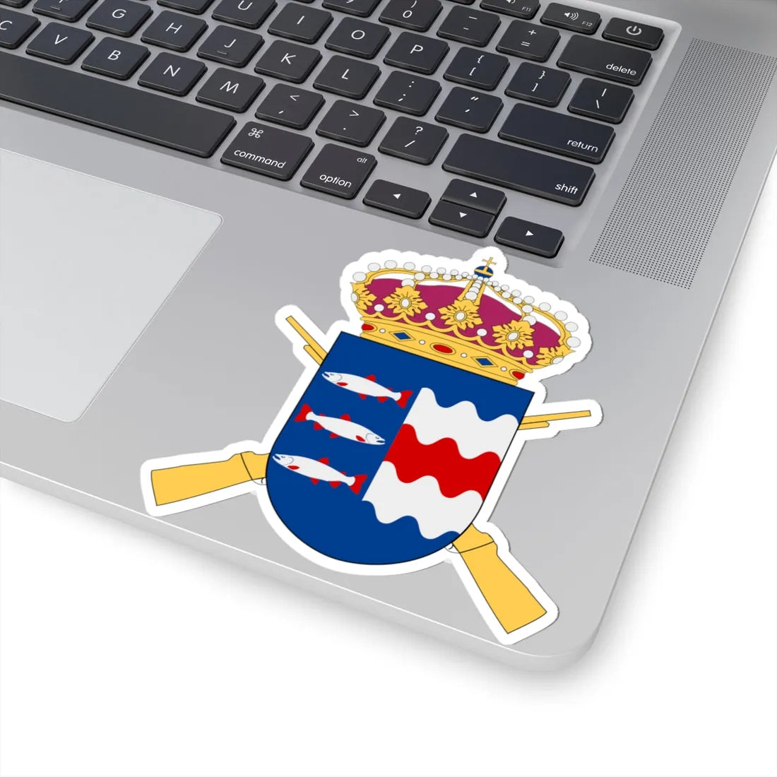 Västernorrlands regemente vapen (Sweden) (Coat of Arms) STICKER Vinyl Kiss-Cut Decal - The Sticker Space