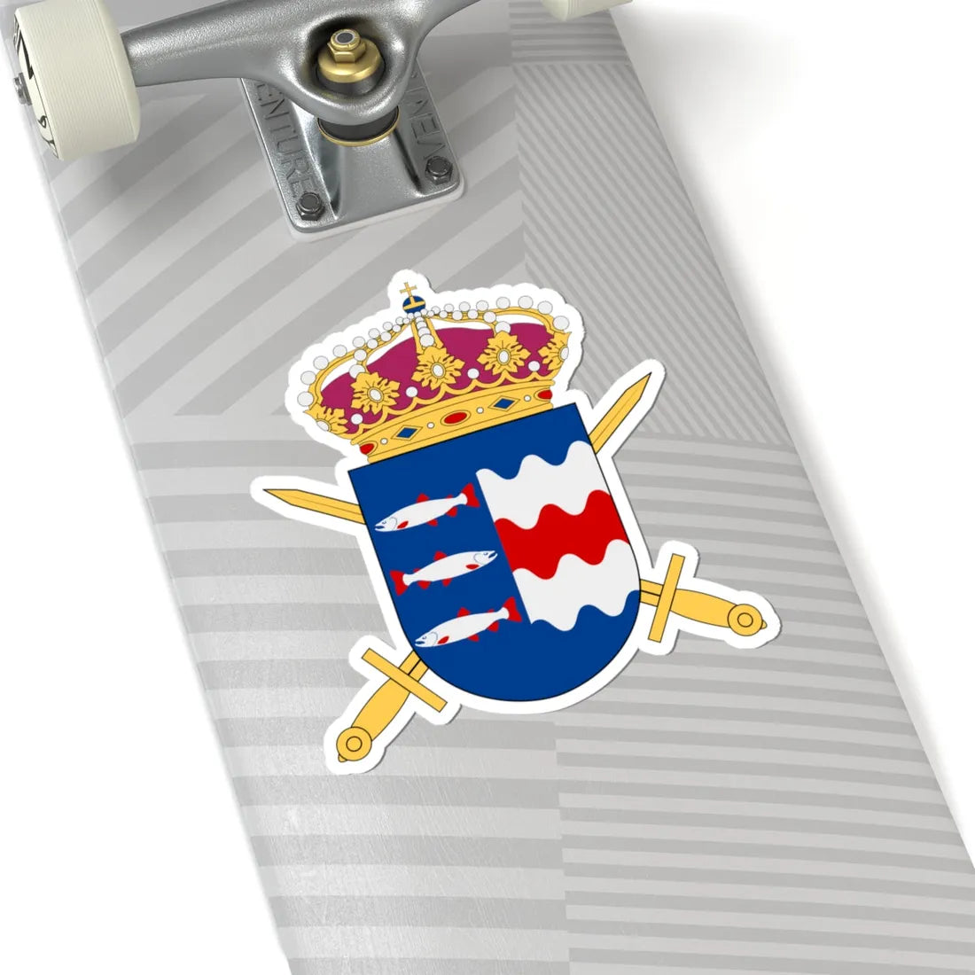 Västernorrlandsgruppen vapen (Sweden) (Coat of Arms) STICKER Vinyl Kiss-Cut Decal - The Sticker Space