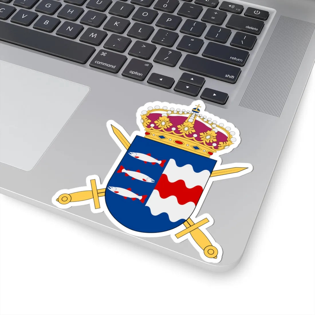 Västernorrlandsgruppen vapen (Sweden) (Coat of Arms) STICKER Vinyl Kiss-Cut Decal - The Sticker Space