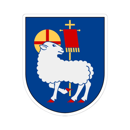 Västerås stift vapen (Sweden) (Coat of Arms) STICKER Vinyl Kiss-Cut Decal 6 Inch White - The Sticker Space