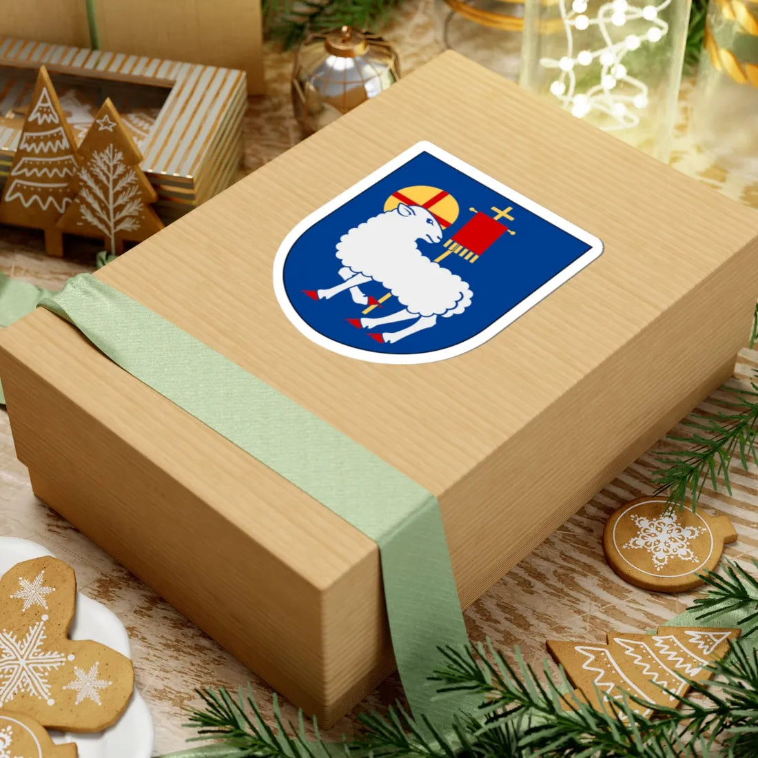 Västerås stift vapen (Sweden) (Coat of Arms) STICKER Vinyl Kiss-Cut Decal - The Sticker Space