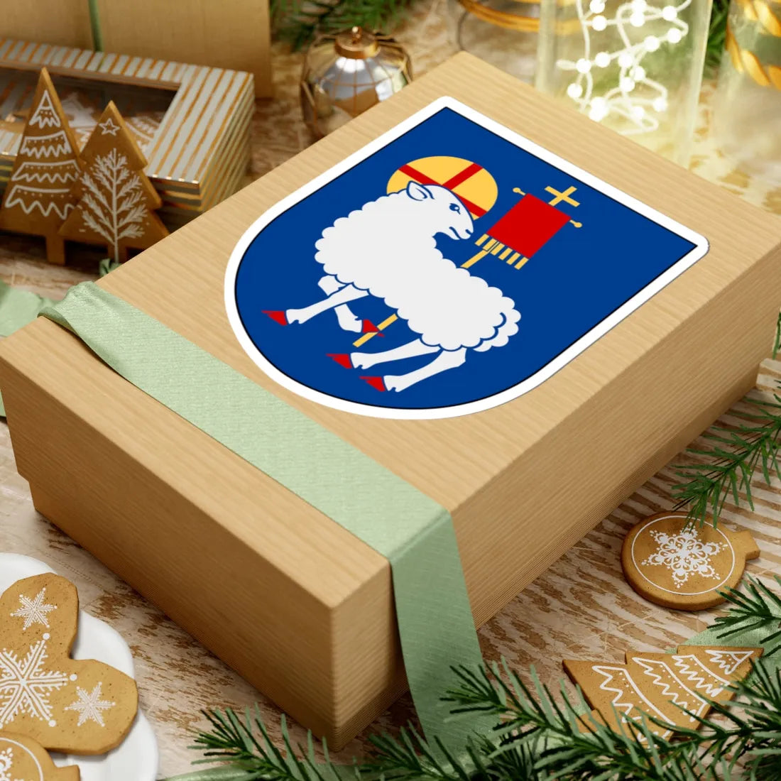 Västerås stift vapen (Sweden) (Coat of Arms) STICKER Vinyl Kiss-Cut Decal - The Sticker Space